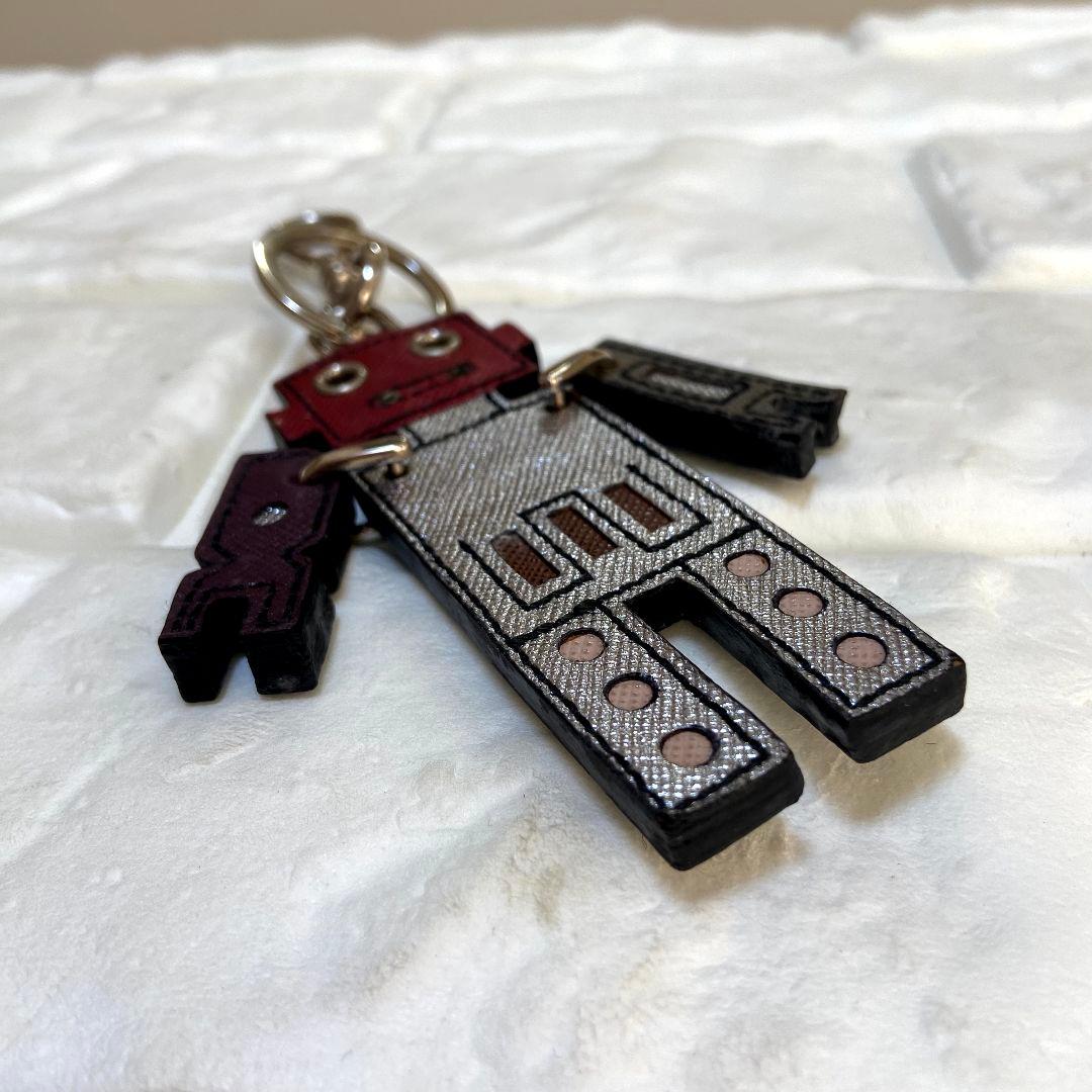 【希少】PRADA　プラダ　ロボット　チャーム　キーリング　キーホルダー