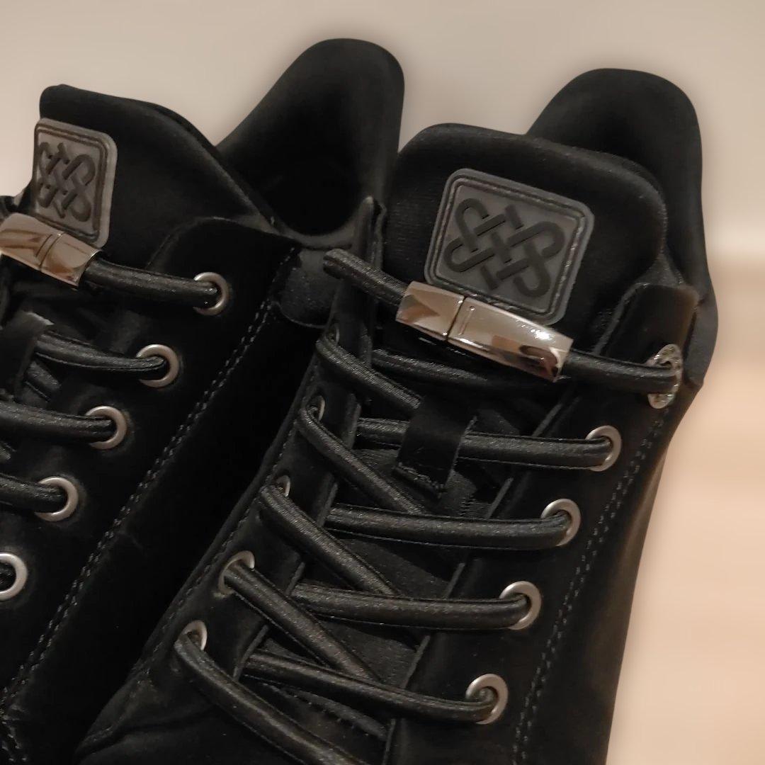 撥水ハンズフリースニーカー651 （ブラック×ブラック）　fitfit