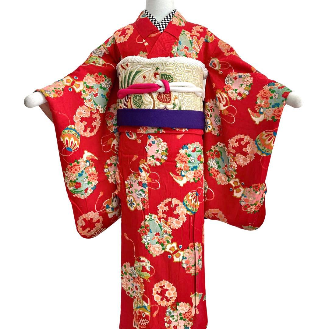 アンティーク　女の子　子供着物　アンティーク着物　七五三　NO6