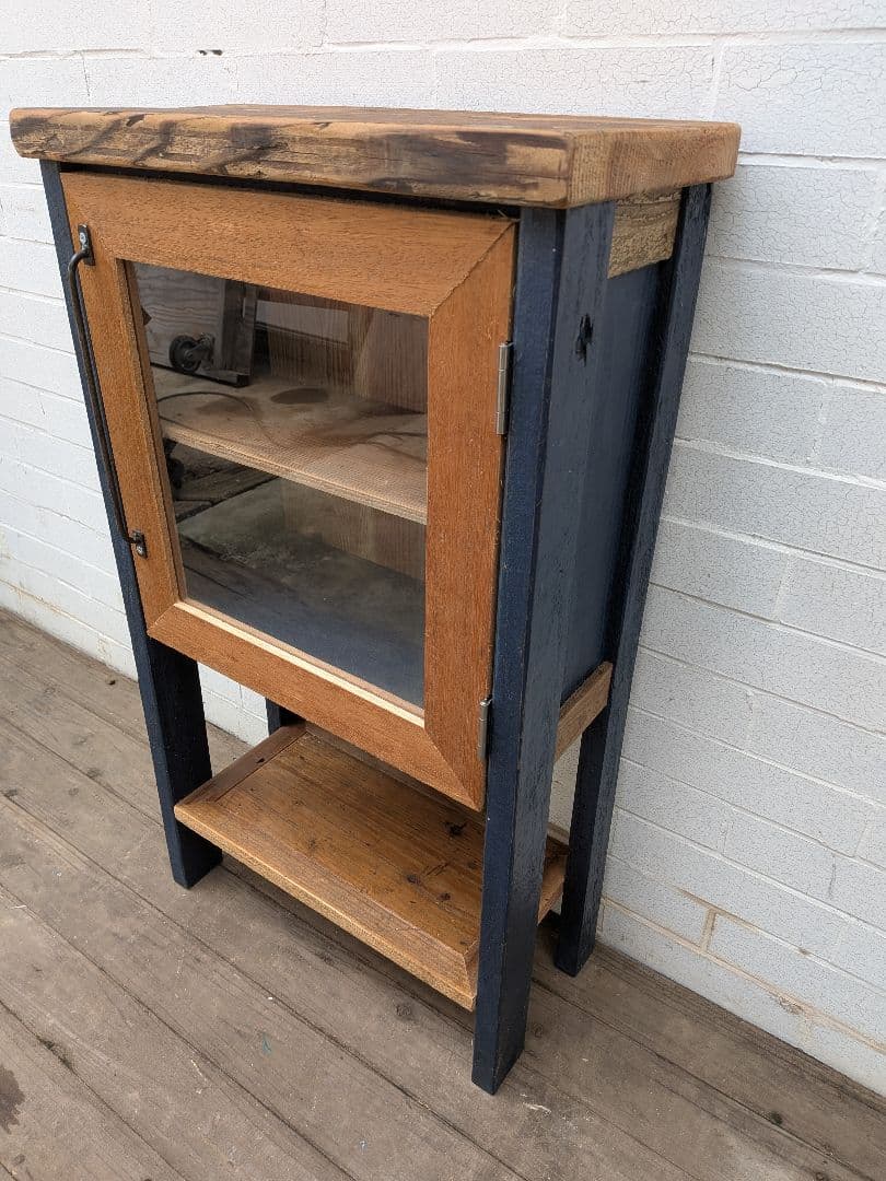 古材かざり棚　　紺色