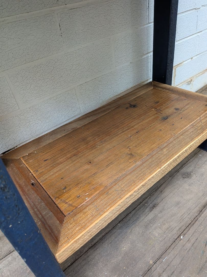 古材かざり棚　　紺色