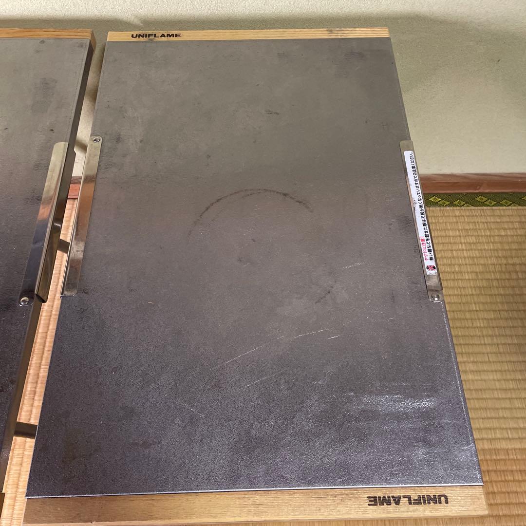UNIFLAME ユニフレーム 焚き火テーブル 2枚セット 中古品
