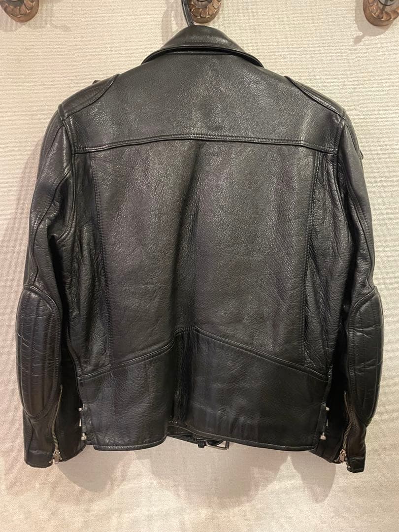 【最終値下げ】KADOYA ダブルライダースジャケット ブラック