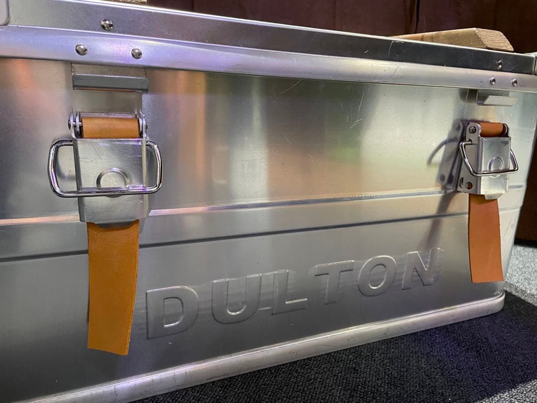 DULTON ダルトン　アルミコンテナ Mサイズ　旧型　廃盤品　改造　パンチング