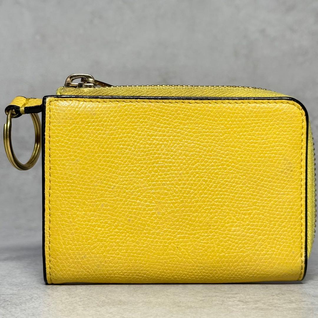 定価7.1万 ヴァレクストラ イエロー ジップキーホルダー 小銭入れ