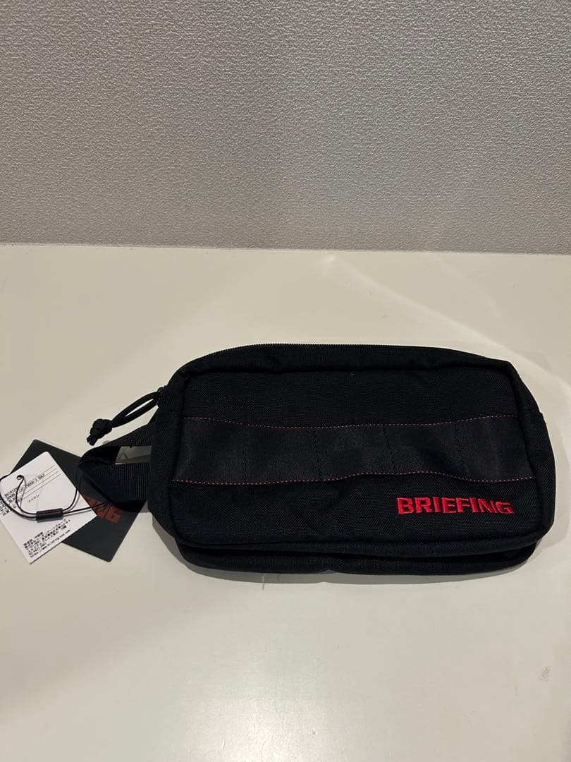 【新品未使用タグ付き】BRIEFING ブラック ポーチ