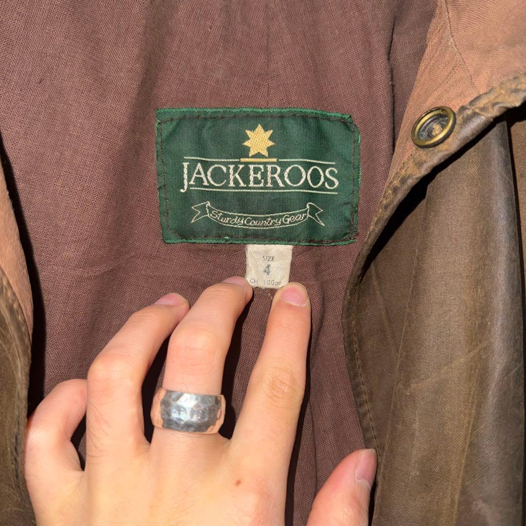 90s 英国製 オイルド ダスターコート ユーロビンテージ 茶 モード