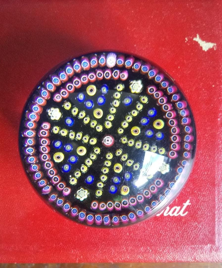 バカラ　BACARRAT　ペーパーウエイト　1990年　200/132