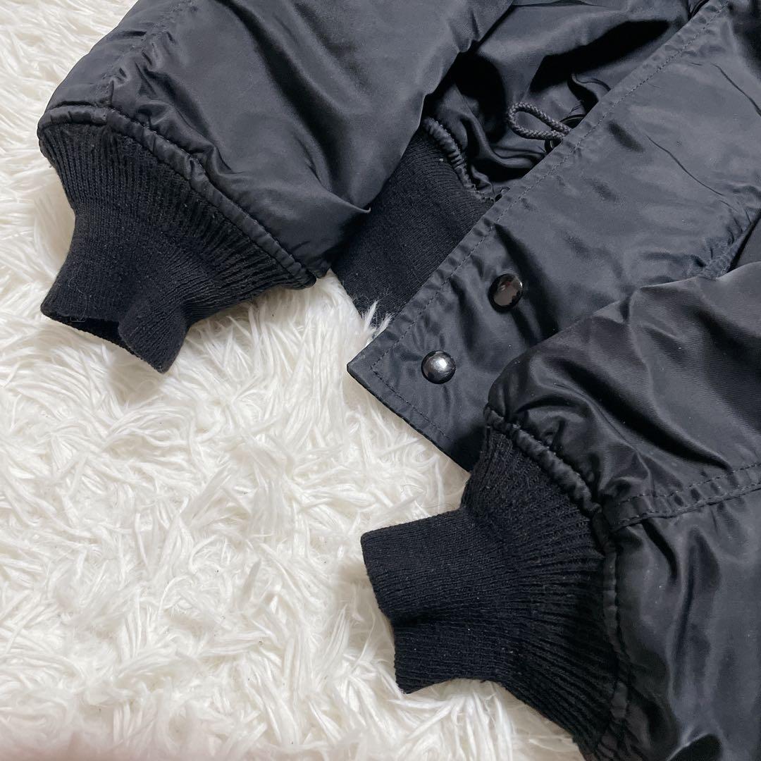 USA製 80s ALPHA アルファ N-2B フライトジャケット L 黒