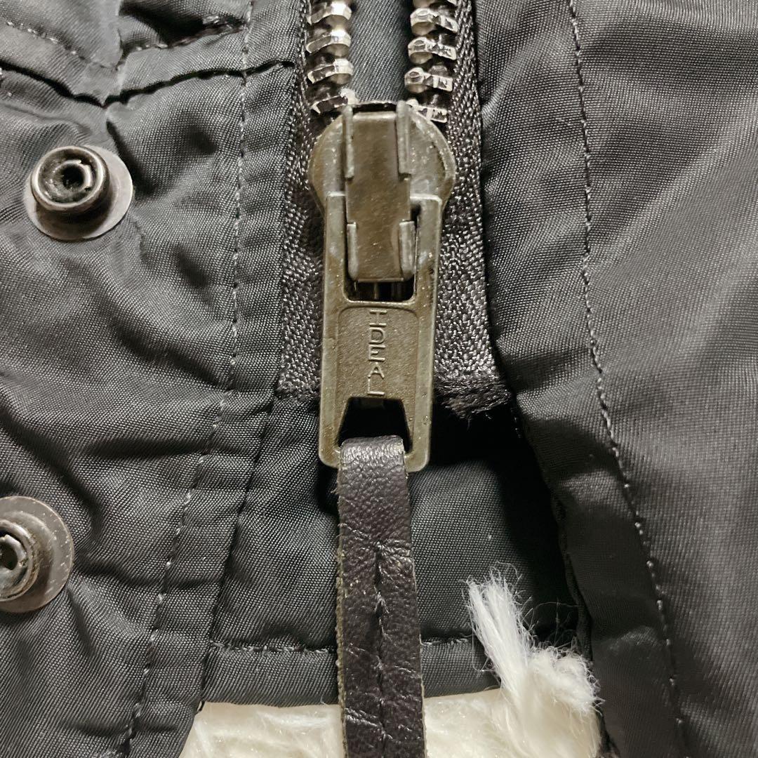 USA製 80s ALPHA アルファ N-2B フライトジャケット L 黒