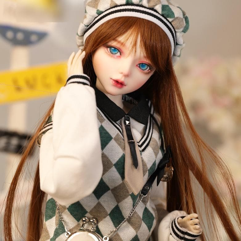 BJD1/3ドールフルセット♡本体 56cm 球体関節人形 眼球 洋服 メイク済