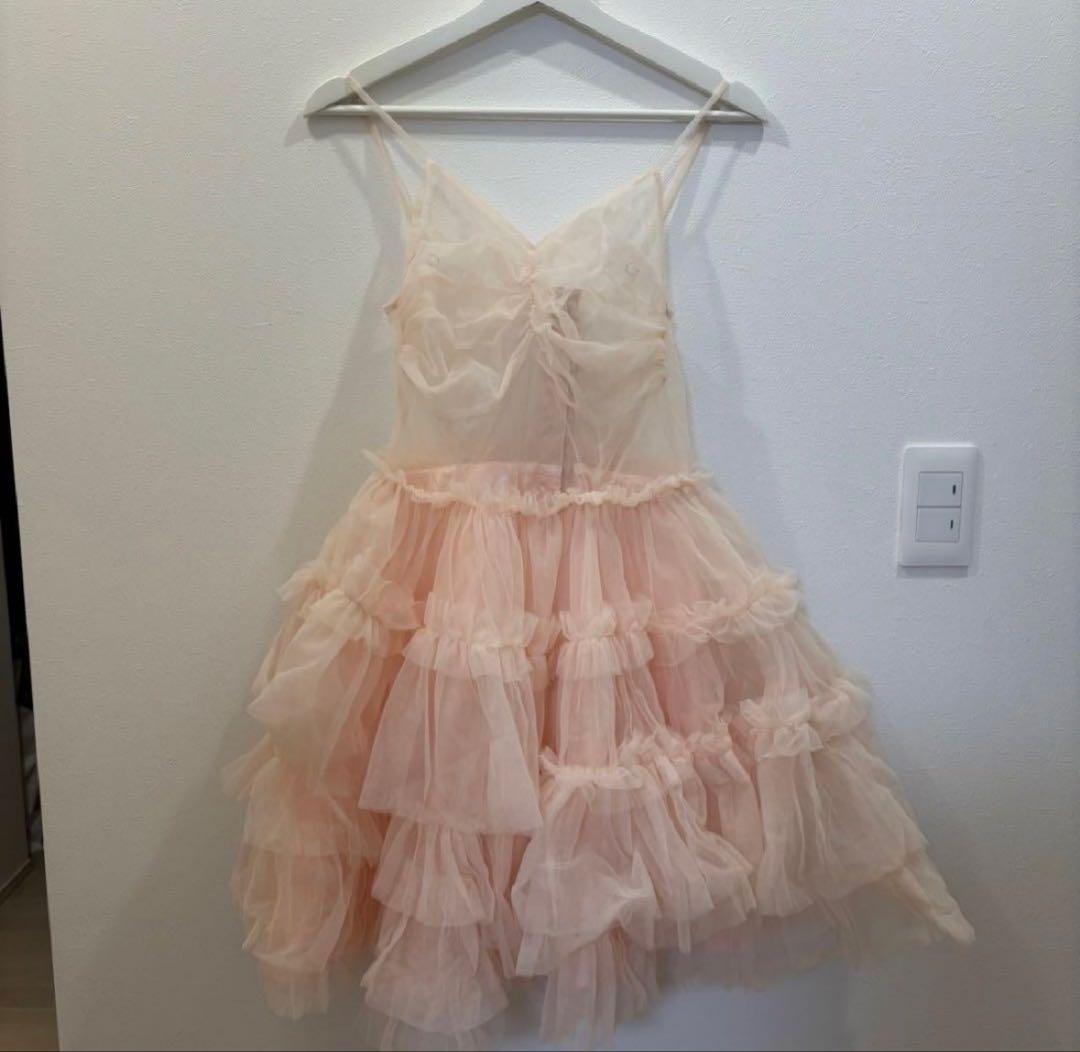 トリートユアセルフ フリルチュールワンピ