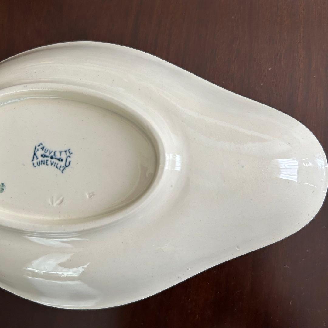 フランス　アンティーク　リュネヴィル　ラヴィエ　鳥