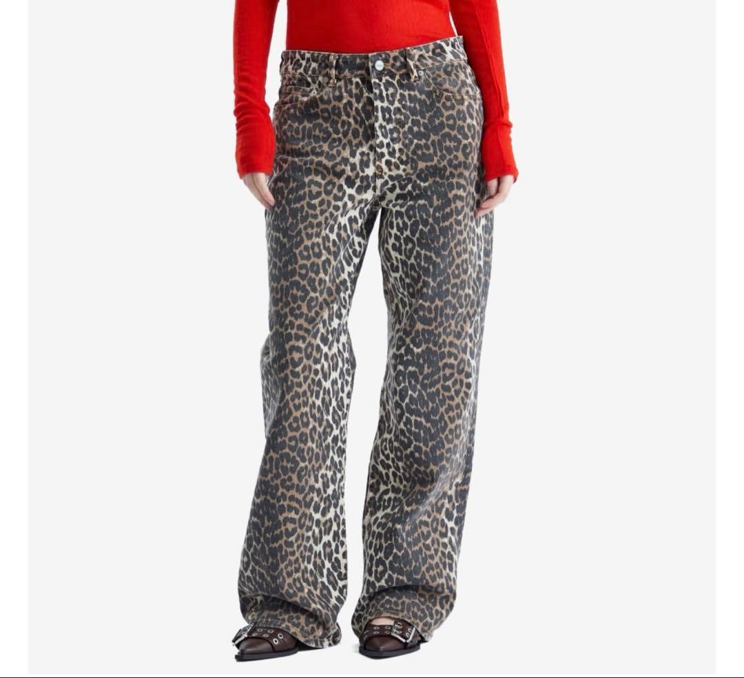 GANNI IZEY レオパード　デニム 27