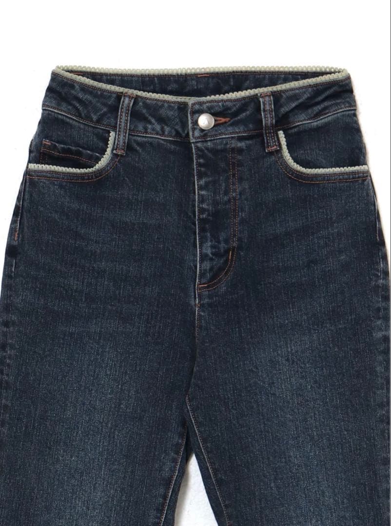 andmary Heart stitch denim Sサイズ