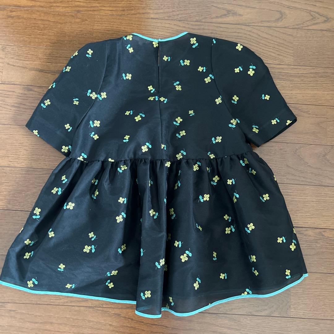 専用yori ラメクローバーパフブラウス　size36