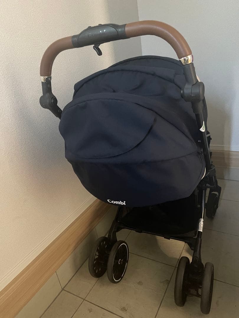 Combi ベビーカー スゴカルスイッチ クリアネイビー