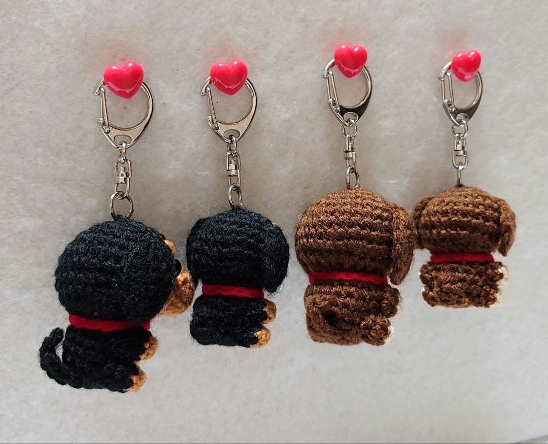 犬・ネコ　キーホルダー（大・小・ミニ）13点セット