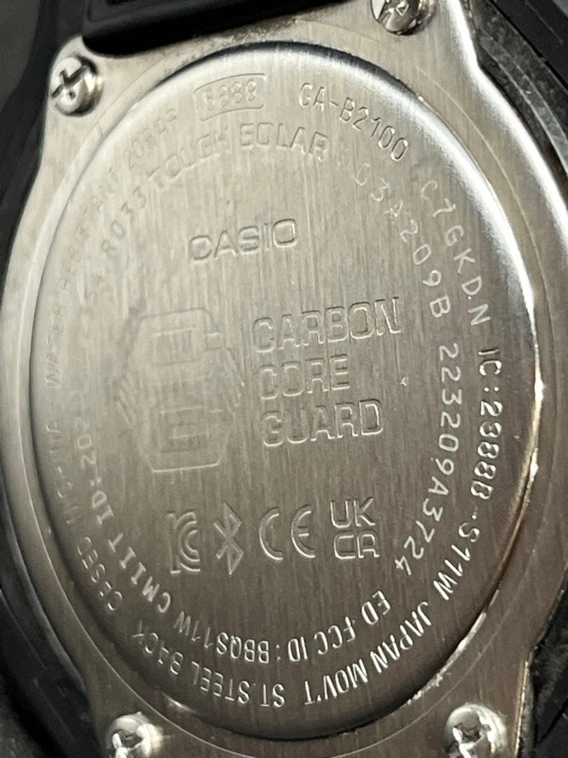 G-SHOCK GA-B2100-1AJF 稼働美品　カシオーク スマホリンク