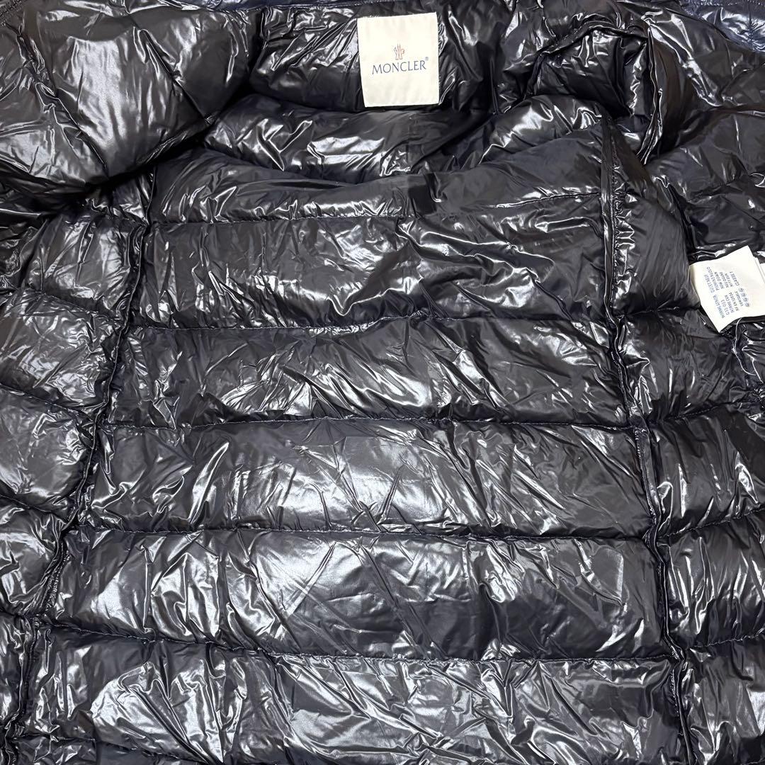 レディース　モンクレール　ダウンジャケット　ダウン　ジャケット　フード　紺色　S