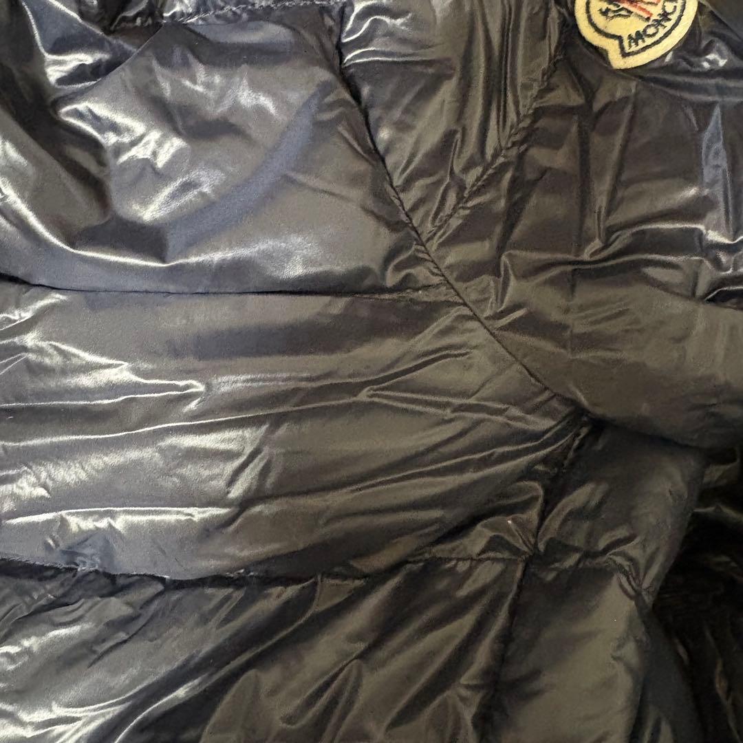 レディース　モンクレール　ダウンジャケット　ダウン　ジャケット　フード　紺色　S