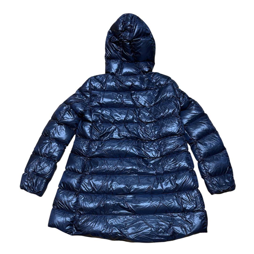 レディース　モンクレール　ダウンジャケット　ダウン　ジャケット　フード　紺色　S
