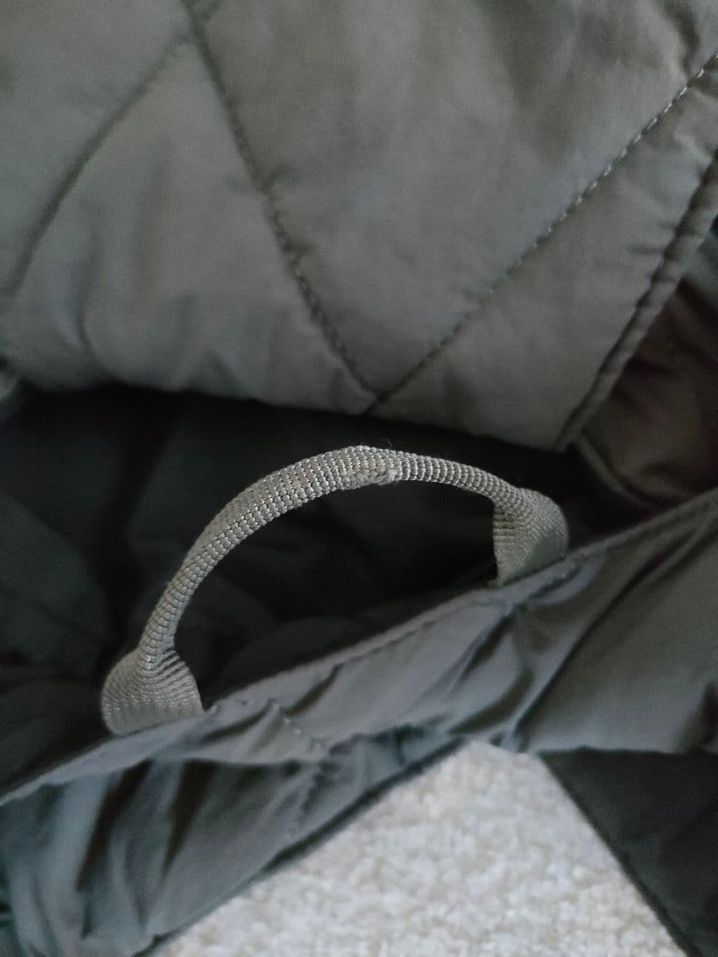 moncheri モンシェリ キルティング リュック キャリー グレー