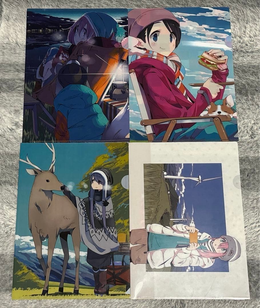ゆるキャン クリアファイル まとめ売り18枚 原作絵