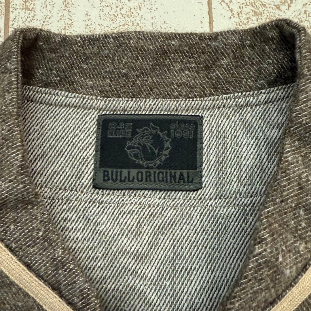 ブルです。未使用【BULL ORIGINAL】ベースボールシャツ