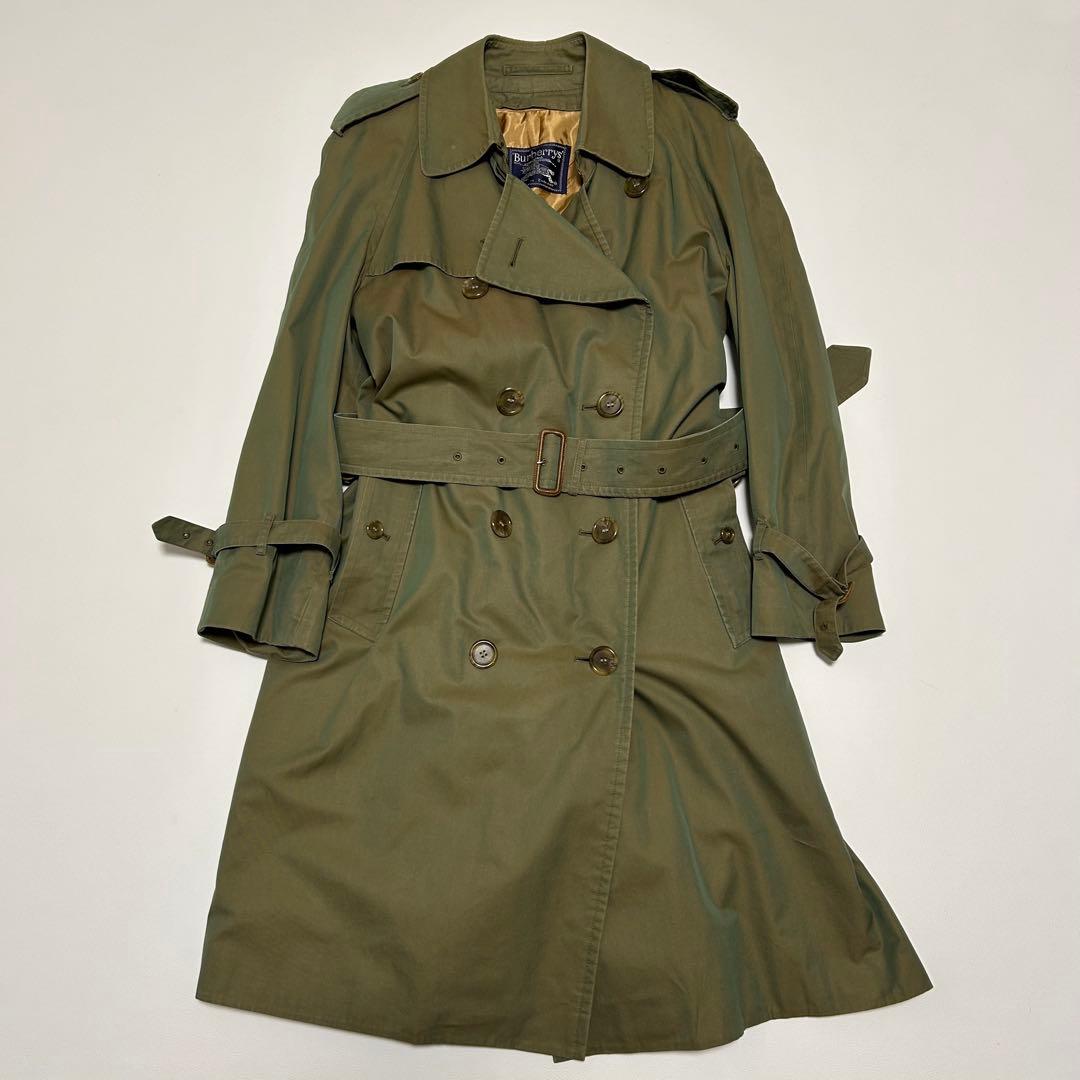✨希少 BURBERRY トレンチコート 玉虫色 ノバチェック ロング ライナー