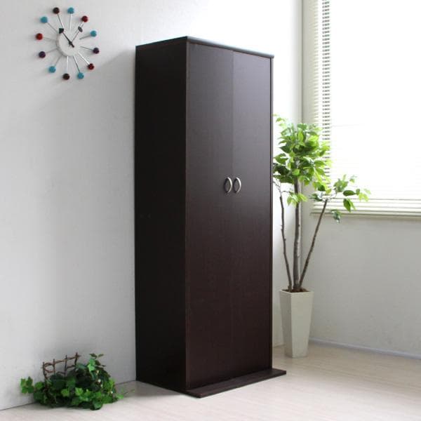 《新品・送料無料》ＤＶＤ・ＣＤ・コミック書棚ストッカー収納庫　ブラウン