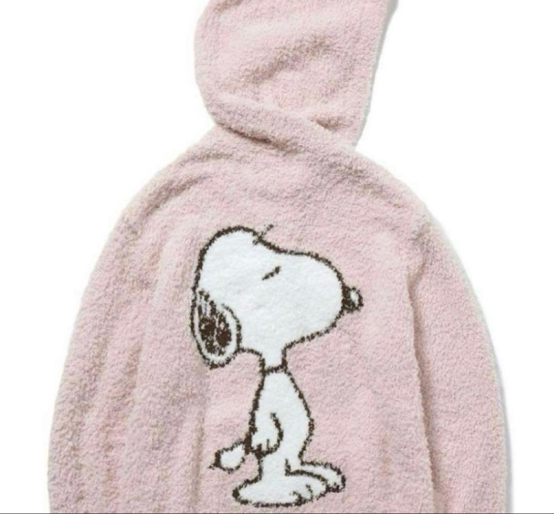 新品未使用　ジェラートピケ　スヌーピー　パーカー　ピンク　タグ付き