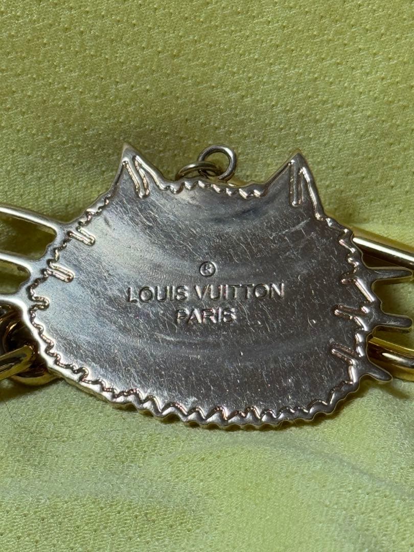 中古ヴィトン　LOUIS VUITTON ポルトクレ・シェンヌ キャットグラム