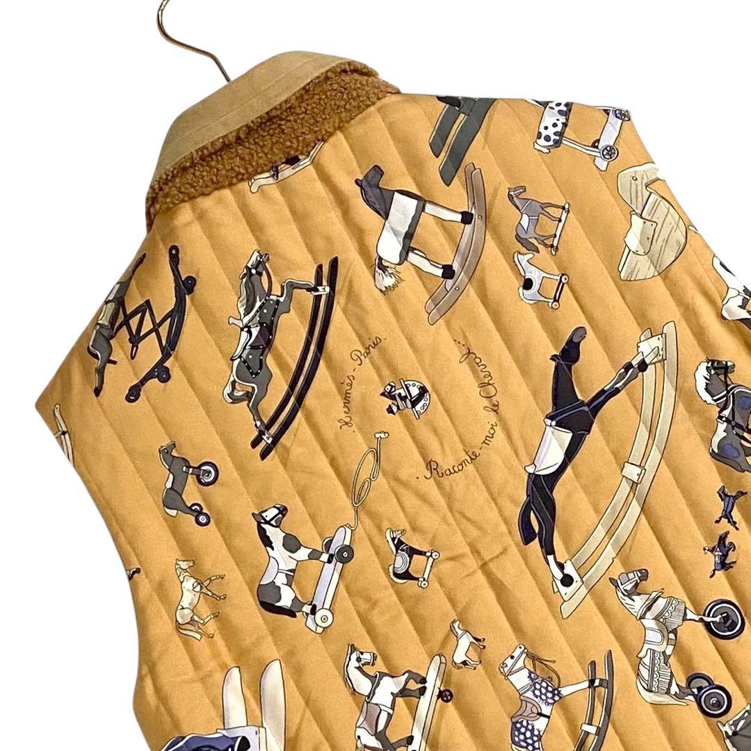 エルメス マルジェラ期 ムートン×シルクベスト お馬の話をして レディース 40