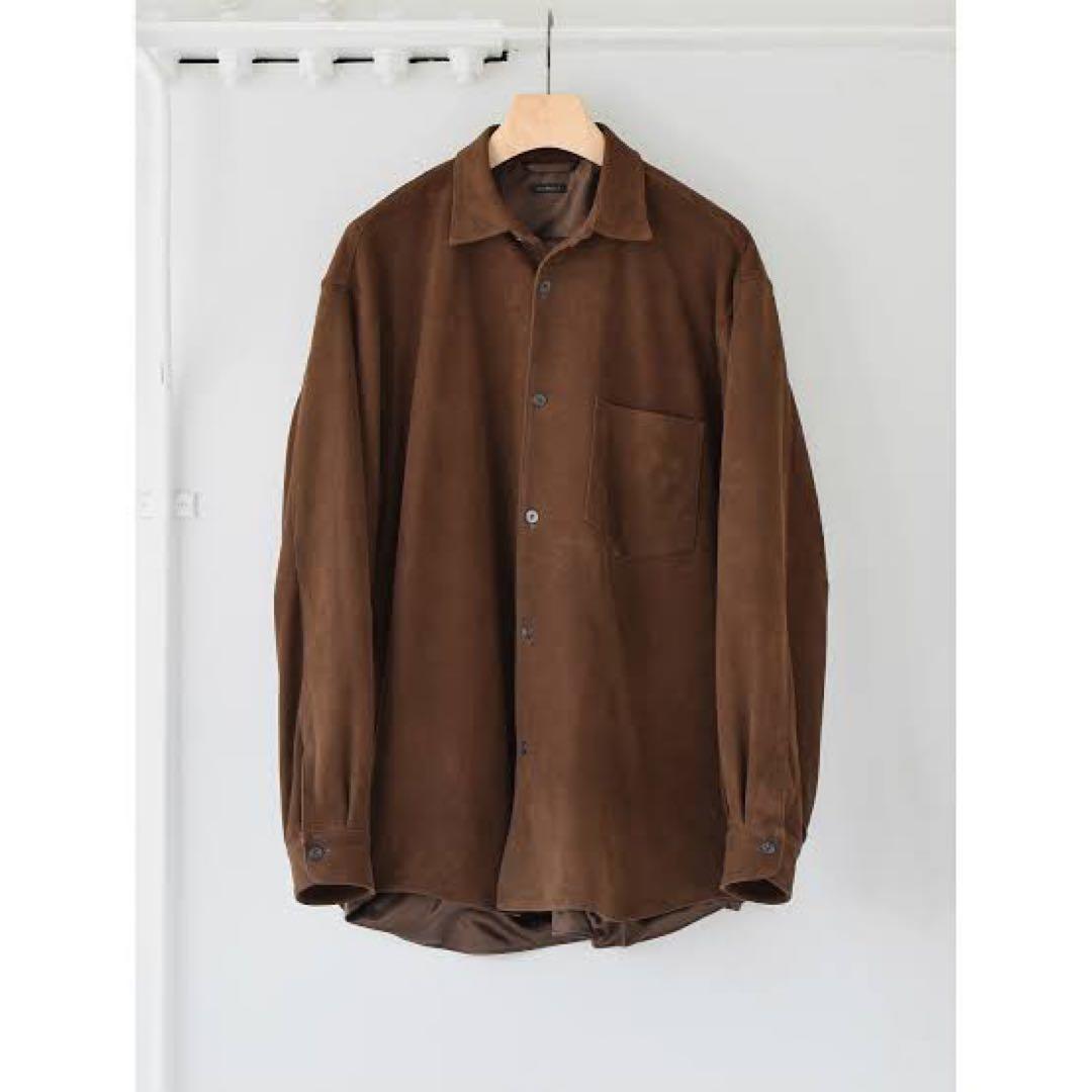 Comoliコモリ21aw スエードコモリシャツ サイズ1