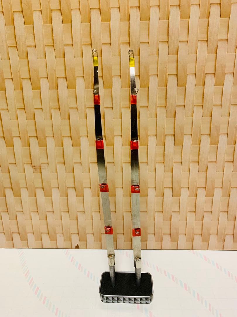 ワカサギ釣り　ステンレス穂先　 ２本　全長約 250ミリ