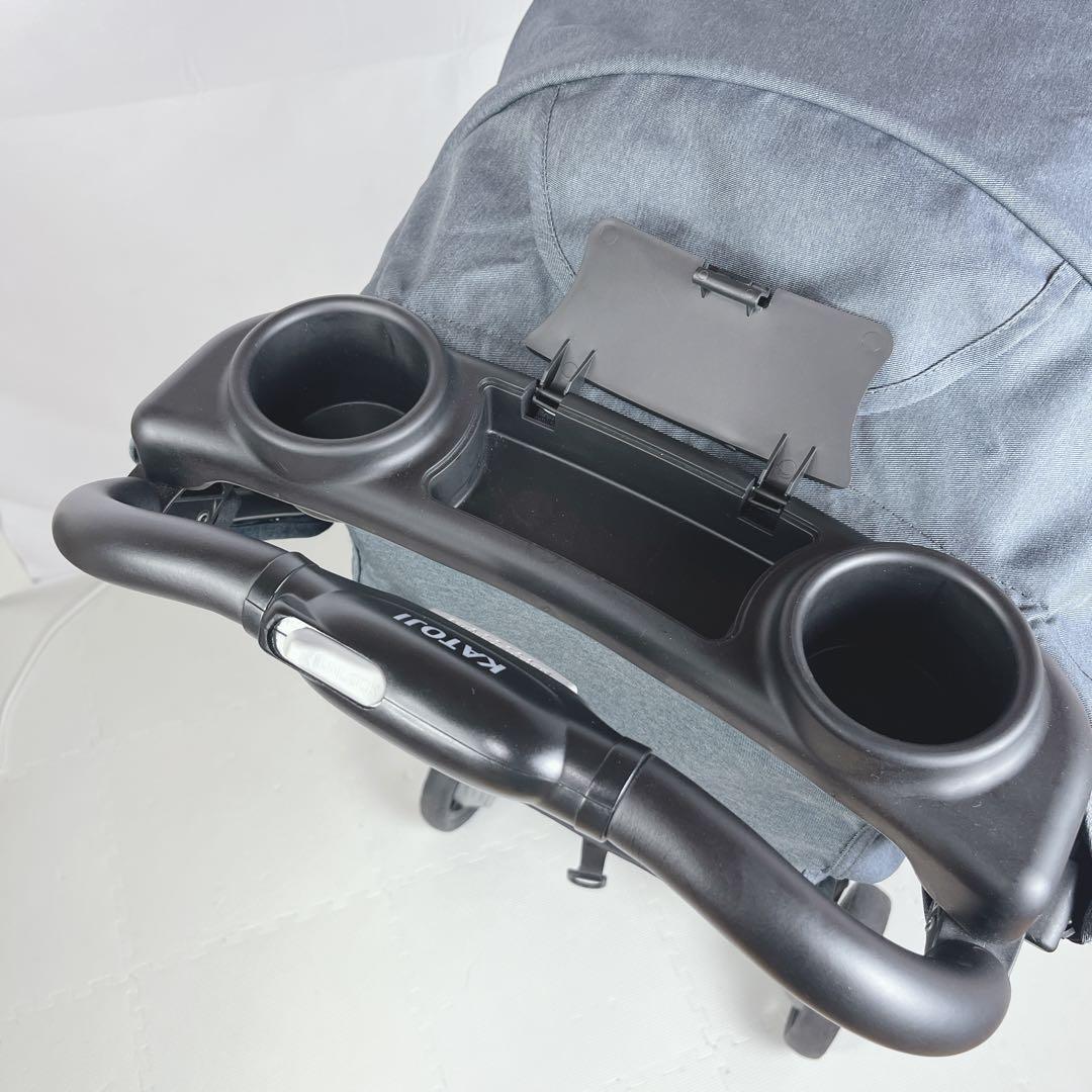 【美品】KATOJI ベビーカー 二人でゴーDX（デニム）二人乗りベビーカー