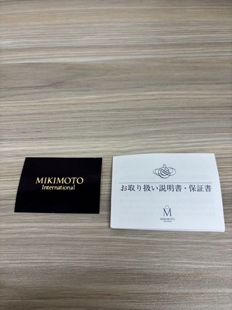 MIKIMOTO パール装飾 アナログ腕時計