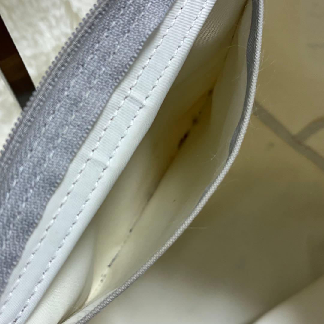 ロンシャン プリアージュ エッフェル塔 ナイロン トートバッグ グレー　A4