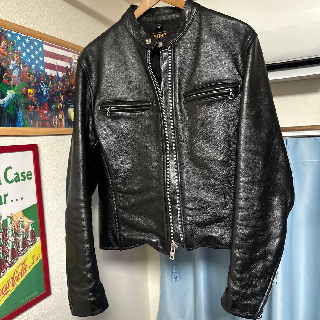 M*ム様 Vanson シングルライダース 38 短丈　2003年製