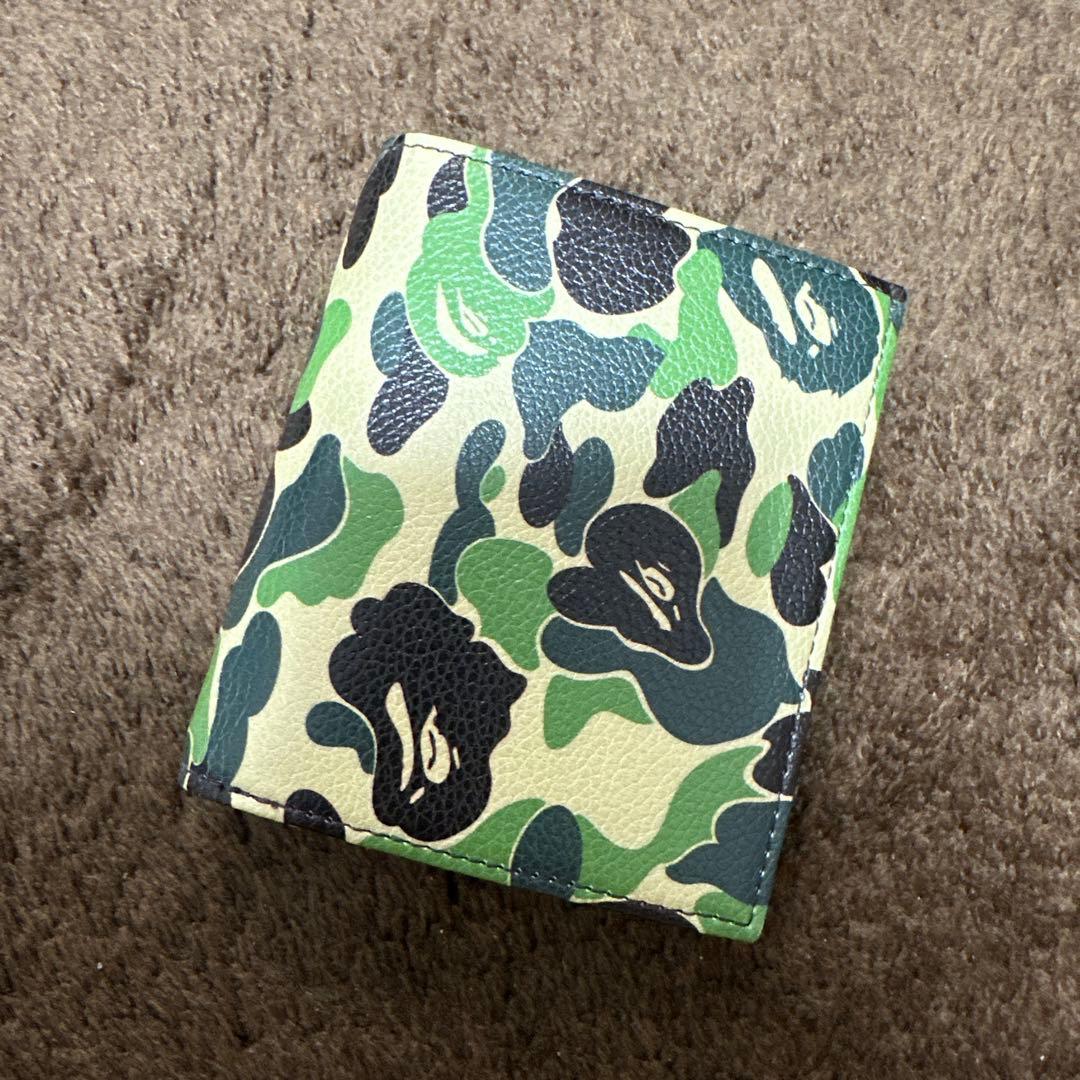 おまけ付き 美品 APE エイプ WALLET ウォレット グリーンカモ