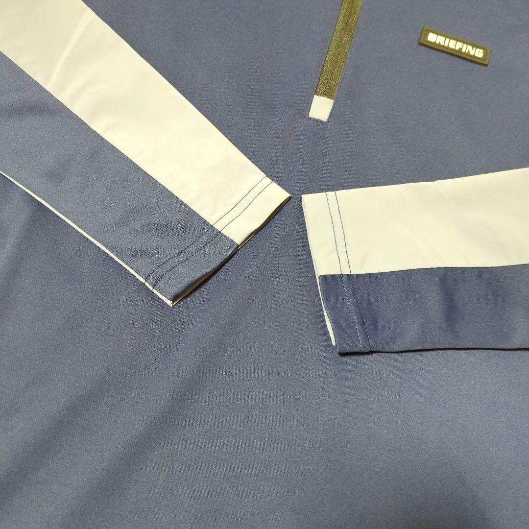 ブリーフィング　ハーフジップ フーディー　ネイビー　サイズS