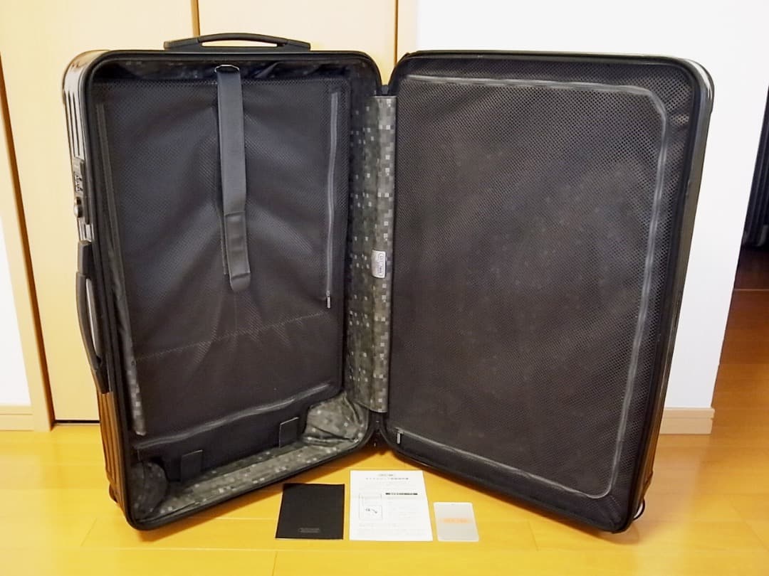 ◇リモワ サルサ 定番人気色 ネイビー 大サイズ86L◇メンテ・クリーニング済