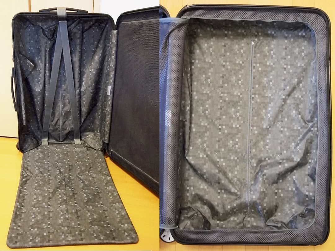 ◇リモワ サルサ 定番人気色 ネイビー 大サイズ86L◇メンテ・クリーニング済