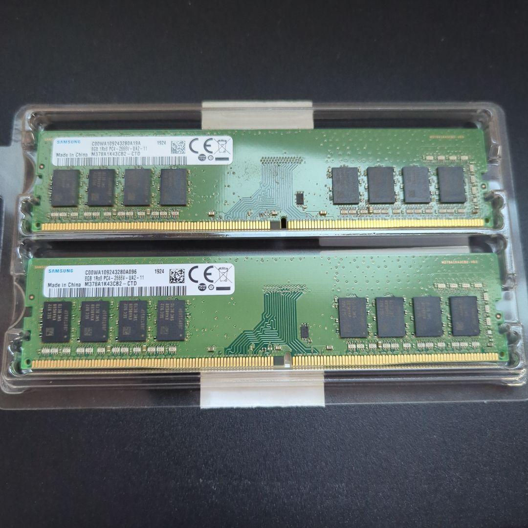 SAMSUNGデスクトップPC用メモリ M378A1K43CB2-CTD 8GB