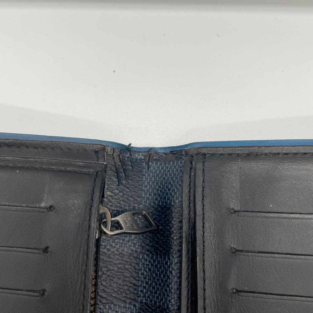 ルイヴィトン　ダミエコバルト　ブラザ　長財布w8