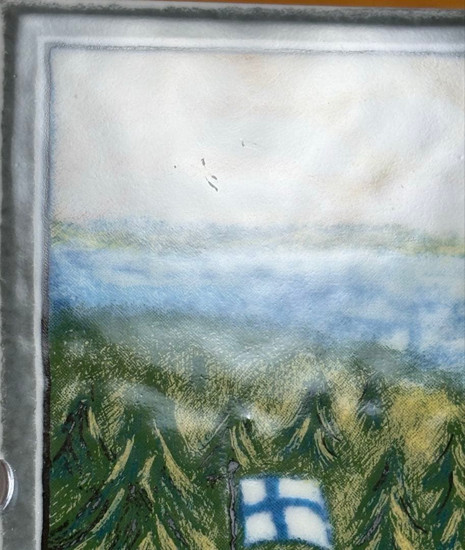 ARABIA ヘルヤ \"Kotimaani Suomi\" 陶板画