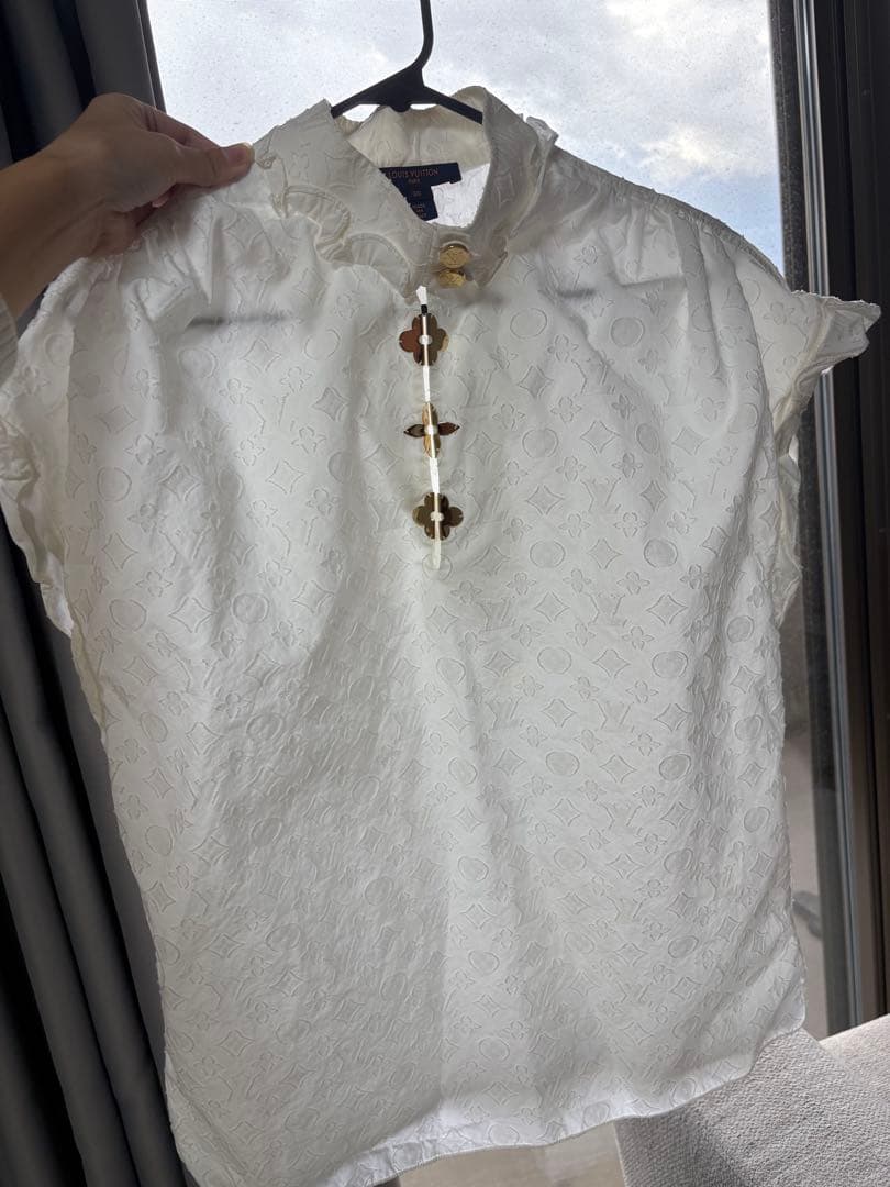 LOUIS VUITTON ホワイト シャツ 38