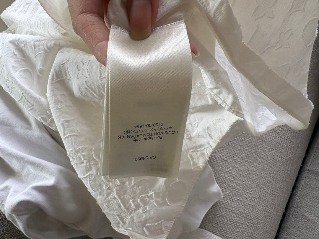 LOUIS VUITTON ホワイト シャツ 38