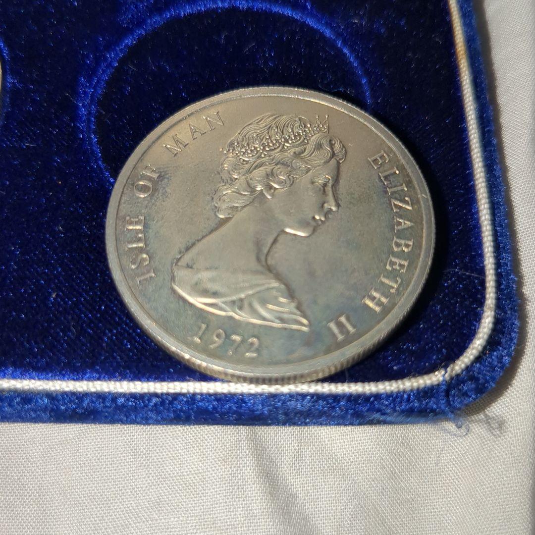 1972 エリザベス2世 シルバーウェディング3枚　重量総84g 記念銀貨